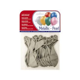 Globo 100% Latex Biodegradable Metalizado Plata Bolsa De 15 Unidades Precio: 1.49999949. SKU: B15VNMT4LA