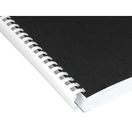 Q-Connect Canutillo Redondo 25 mm Plástico Blanco, 225 Hojas de Capacidad, Caja de 50 Unidades Q-Connect Canutillo Redondo 25 mm Plástico Blanco, 225 Hojas de Capacidad, Caja de 50 Unidades