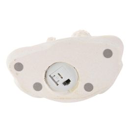 DKD Home Decor Decoración Luminosa Oriental LED Buda Resina Blanco 8 x 15.5 x 12.5 cm (4 Unidades)