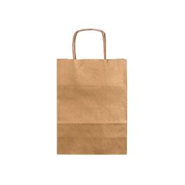 Bolsa Kraft Q-Connect Natural Asa Retorcida 240x100x310 mm 25 unidades