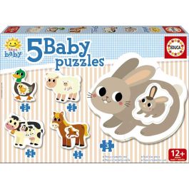 La Granja 5 Babys Puzzles 17574 Educa