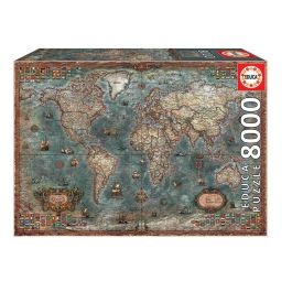 Puzzle 8000 Mapamundi Historico 18017 Educa Precio: 65.9899999. SKU: B1JD4Z5BGV