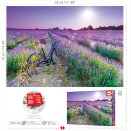 Puzzle 1000 Bicicleta En Campo De Lavanda 19255 Educa