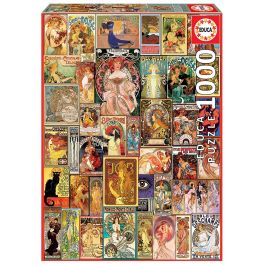 Puzzle 1000 Collage Art Noveau 19258 Educa Precio: 9.68999944. SKU: B12MXGZJSS