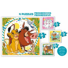 Puzzles Progresivos Disney Animals 12-16-20-25 19309 Educa