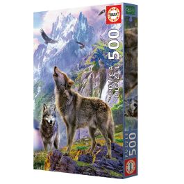 Puzzle 500 Lobos En Las Rocas 19548 Educa