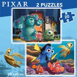 Puzzle 2X20 Disney Pixar (Nemo + Monsters) 19673 Educa