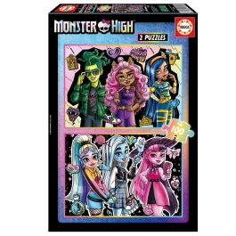 Puzzle 2X100 Monster High 19704 Educa