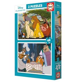 Puzzle 2X48 Disney Animals 19996 Educa