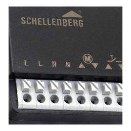 Schellenberg Receptor inalámbrico motor persiana 20018 para motores tubulares y toldos, 868MHz