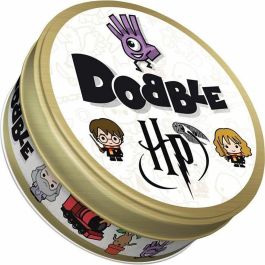 Asmodee Dobble Harry Potter - Juego de Mesa de Velocidad y Observación con 55 Cartas Redondas temáticas