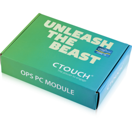 CTOUCH OPS Intel Core i3-8145U 8GB RAM 128GB SSD Windows 10 IoT Enterprise Negro