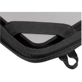 Rivacase 5116 - Funda Antishock rígida para Portátil/Chromebook/MacBook 11.6"-14" Negro, Asa y Correa Hombro