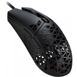 Asus TUF M4 Air Ratón Gaming Cable USB Tipo A 16000 DPI Ambidextro Negro - 6 Botones Programables - 47g Ligero