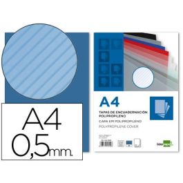 Tapa Encuadernacion Liderpapel Polipropileno Rayado A4 0.5 mm Azul Paquete De 100 Unidades Precio: 30.854999758. SKU: B18LSFF7V5