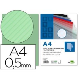 Tapa Encuadernacion Liderpapel Polipropileno Rayado A4 0.5 mm Verde Paquete De 100 Unidades Precio: 30.854999758. SKU: B168HACPN2