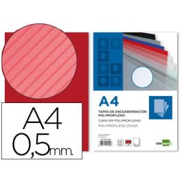 Tapa Encuadernacion Liderpapel Polipropileno Rayado A4 0.5 mm Rojo Paquete De 100 Unidades Precio: 25.4999998. SKU: B12T2P5RDZ