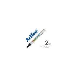 Rotulador Artline Glass Marker Especial Cristal Borrable En Seco O Humedo Color Blanco 12 unidades