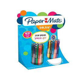 Paper Mate Bolígrafo InkJoy Retráctil Gel 0,7 mm Colores Surtidos - Tinta de Gel, Expositor 60 Unidades