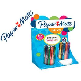 Paper Mate Bolígrafo InkJoy Retráctil Gel 0,7 mm Colores Surtidos - Tinta de Gel, Expositor 60 Unidades