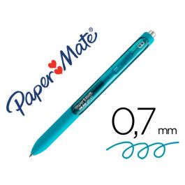 Boligrafo Paper Mate Inkjoy Retractil Gel Pen Trazo 0,7 mm Verde Azulado 12 unidades Precio: 27.50000033. SKU: B17ZB2RJAC
