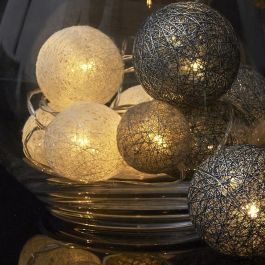 Home Deco Factory Guirnalda de Luz 15 LED USB Gris 2700K Longitud 150cm