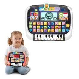 Tablet infantil educativa con piano con 4 modelos de juego y 8 actividades 18,6x23,6x3 cm