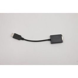 Lenovo Adaptador de Monitor HDMI a VGA, Convierte Señales HDMI a VGA, Soporta Resolución 1080p