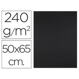 Cartulina Liderpapel 50x65 cm 240 gr-M2 Negro Paquete De 25 Hojas