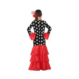 Disfraz Flamenca Sevillana Rojo Negro Niña Infantil