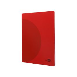 Liderpapel Libreta A4 Tapa Plástico 48 Hojas 90gr Cuadriculada 5mm Doble Margen Colores Surtidos