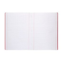 Liderpapel Libreta A4 Tapa Plástico 48 Hojas 90gr Cuadriculada 5mm Doble Margen Colores Surtidos