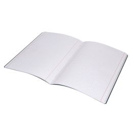 Libreta Liderpapel 360 Tapa De Plastico A5 48 Hojas 90 gr-M2 5 mm Con Doble Margen Tapa Negra 8 unidades