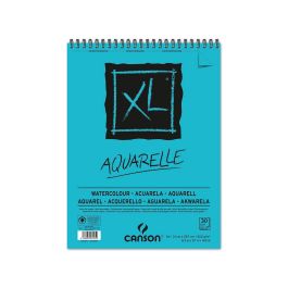 Bloc Dibujo Acuarela Canson XL Aquarelle Grano Fino Din A4 Microperforado Espiral 21x29,7 cm 30 Hojas 300 gr-M2