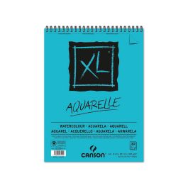 Bloc Dibujo Acuarela Canson XL Aquarelle Grano Fino Din A3 Microperforado Espiral 29,7x42 cm 30 Hojas 300 gr-M2