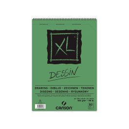 Bloc Dibujo Canson XL Dessin Din A3 Liso Microperforado Espiral 29,7x42 cm 50 Hojas 160 gr-M2