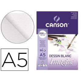 Bloc Dibujo Multitecnicas Canson Imagine Din A5 Encolado Liso 14,8x21 cm 50 Hojas 200 gr-M2 Precio: 4.68999993. SKU: B1244QKEFZ