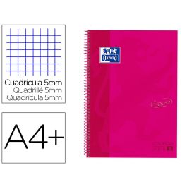 Oxford Cuaderno espiral Ebook Tapa Extradura Din A4+ 80 Hojas Cuadricula 5 mm Rosa Frambuesa Touch Precio: 27.99602652. SKU: B1KFJELPR4