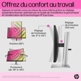 HP E24t G5 Monitor Táctil FHD - Pantalla Full HD Táctil con Enfoque Ergonómico y Flexibilidad para Oficina/Hogar