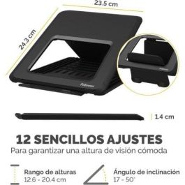 Fellowes Soporte Elevador Para Portátil Breyta - 12 Ajustes de Altura, Negro Fellowes Soporte Elevador Para Portátil Breyta - 12 Ajustes de Altura, Negro