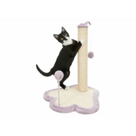 Trixie TRI4011905429311 Rascador para Gatos y Gatitos Modelo Junior, con Poste Integrado, Altura 50 cm, Colores Natural y Malva