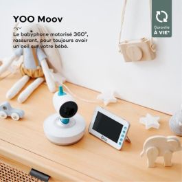 Babymoov YOO-MOOV Vigilabebés Video Motorizado 360º Pantalla 4.3" Talkie-Walkie Visión Nocturna Temperatura Canciones Cuna VOX