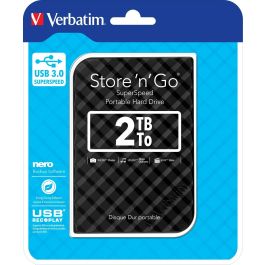 Verbatim Store 'N' Go 2TB HDD 2.5" USB 3.0 Negro Disco Duro Portátil Precio: 99.88999999. SKU: S8419740