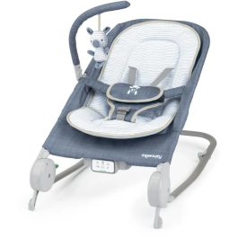 Ingenuity ING74451168541 Asiento Rock-to-Bounce - Música - Vibraciones - Arco de Actividad Extraíble - Peluche Cebra Precio: 84.50000031. SKU: B1A4TNLLZ5