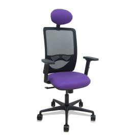 PIQUERAS Y CRESPO Silla Zulema sincro malla negra asiento bali lila brazos 2D ruedas 65mm cabecero Precio: 205.89000025. SKU: B1KG38RVPH