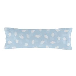 Juego de Sábanas HappyFriday Basic Kids Clouds Azul Cama de 105 180 x 270 cm 2 Piezas