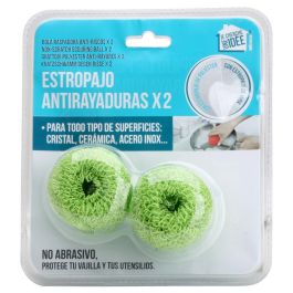 Je cherche une Idee Juego De 2 Estropajos Antirayadura No Abrasivo Para Todo Tipo De Superficies