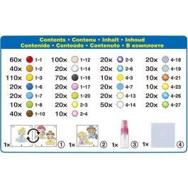 Aquabeads Set Cuentas Princesas Disney 31606 para Crear a Arielle, Rapunzel, Bella, Cenicienta y Jasmine