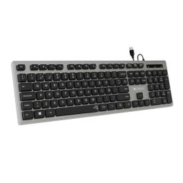 SUBBLIM Teclado Wired Ergo Keys Silent Flat HQ Grey SUBBLIM Teclado Wired Ergo Keys Silent Flat HQ Grey