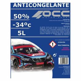 Anticongelante OCC Motorsport 50% Orgánico Rosa (5 L) Anticongelante OCC Motorsport 50% Orgánico Rosa (5 L)